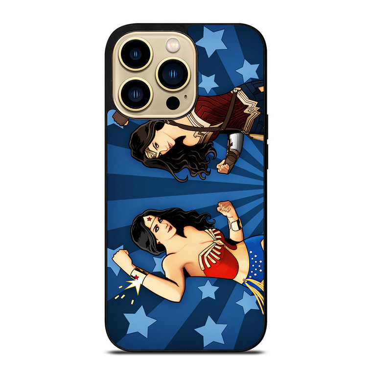 WONDER WOMAN LYNDA CARTER & GAL GADOT iPhone 14 Pro Max Case WONDER WOMAN LYNDA CARTER & GAL GADOT iPhone 14 Pro Max Case