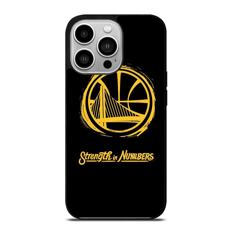 GOLDEN STATE WARRIORS LOGO STRENGTH IN NUMBERS iPhone 14 Pro Case
