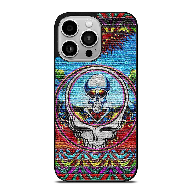 GRATEFUL DEAD SKULL FLORAL iPhone 14 Pro Case