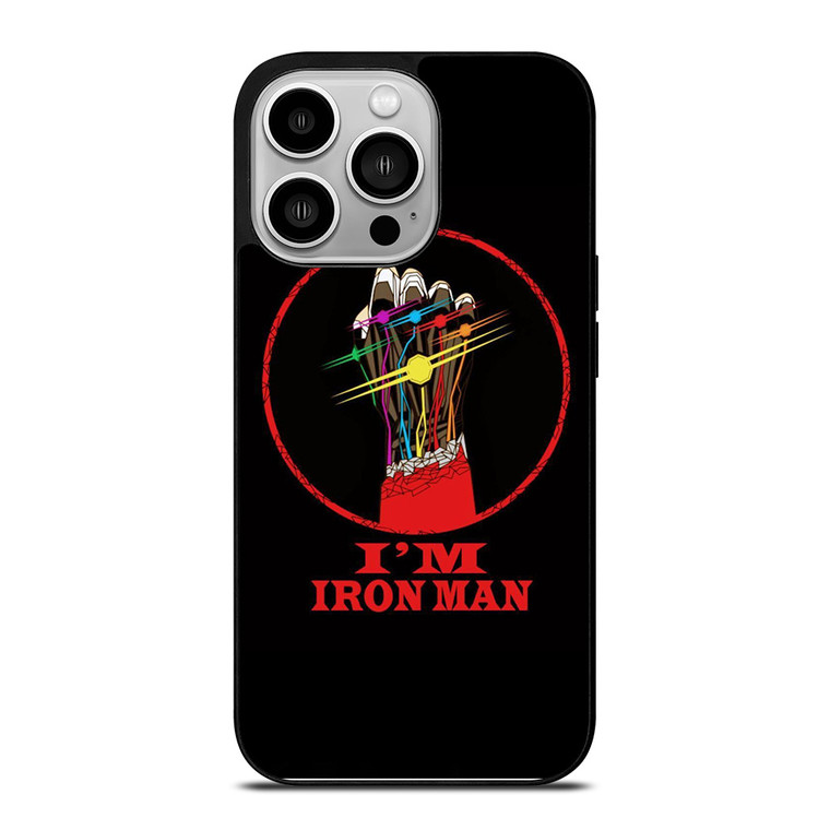 I AM IRON MAN INFINITY STONE iPhone 14 Pro Case