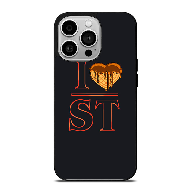I LOVE STRANGER THINGS FAN ART iPhone 14 Pro Case