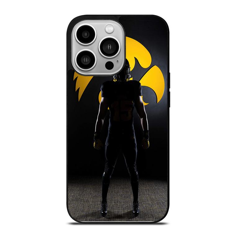 IOWA HAWKEYES COLLEGE iPhone 14 Pro Case