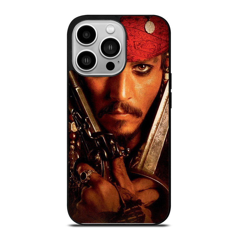 JACK SPARROW PIRATES OF THE CARIBBEAN iPhone 14 Pro Case
