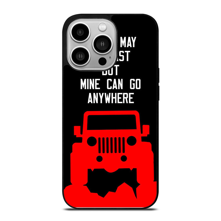 JEEP ADVENTURE QUOTE iPhone 14 Pro Case JEEP ADVENTURE QUOTE iPhone 14 Pro Case