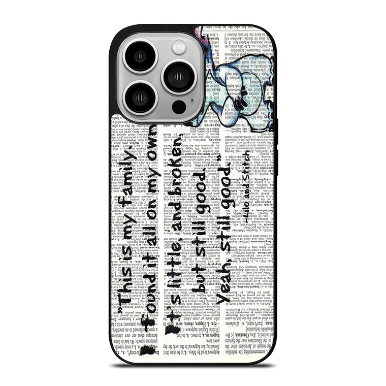 LILO AND STITCH QUOTES Disney iPhone 14 Pro Case