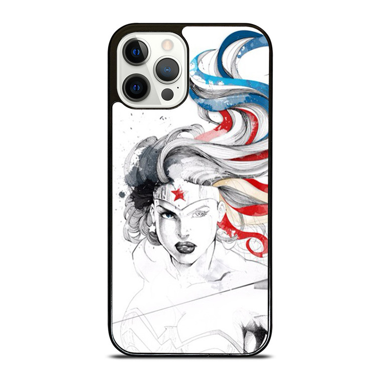 WONDER WOMAN SKETCH iPhone 12 Pro Case WONDER WOMAN SKETCH iPhone 12 Pro Case