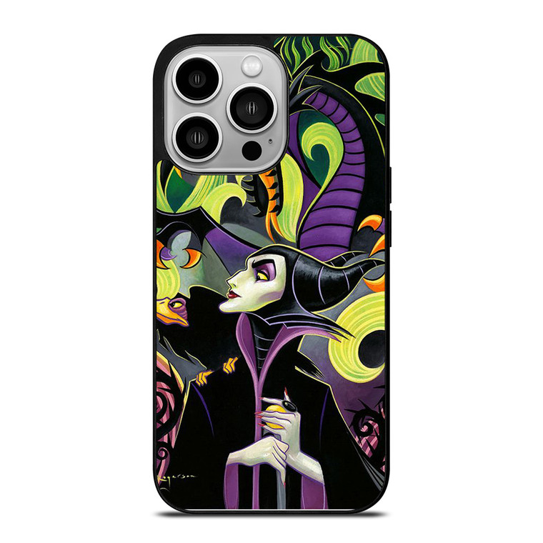 MALEFICENT'S DISNEY ART iPhone 14 Pro Case