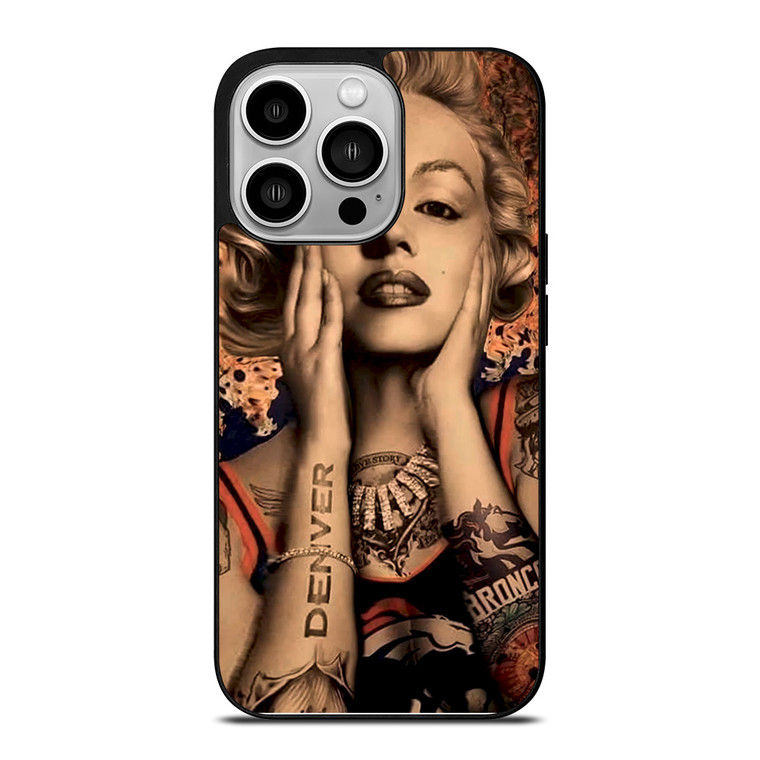 MARILYN MONROE TATTOO FAN ART iPhone 14 Pro Case