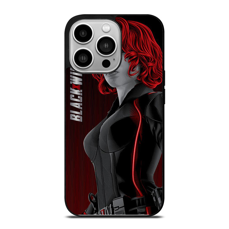 MARVEL BLACK WIDOW AVENGERS ART iPhone 14 Pro Case