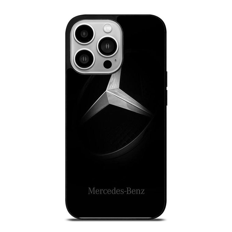 MERCEDES BENZ SIMPLE ELEGANT LOGO BLACK iPhone 14 Pro Case