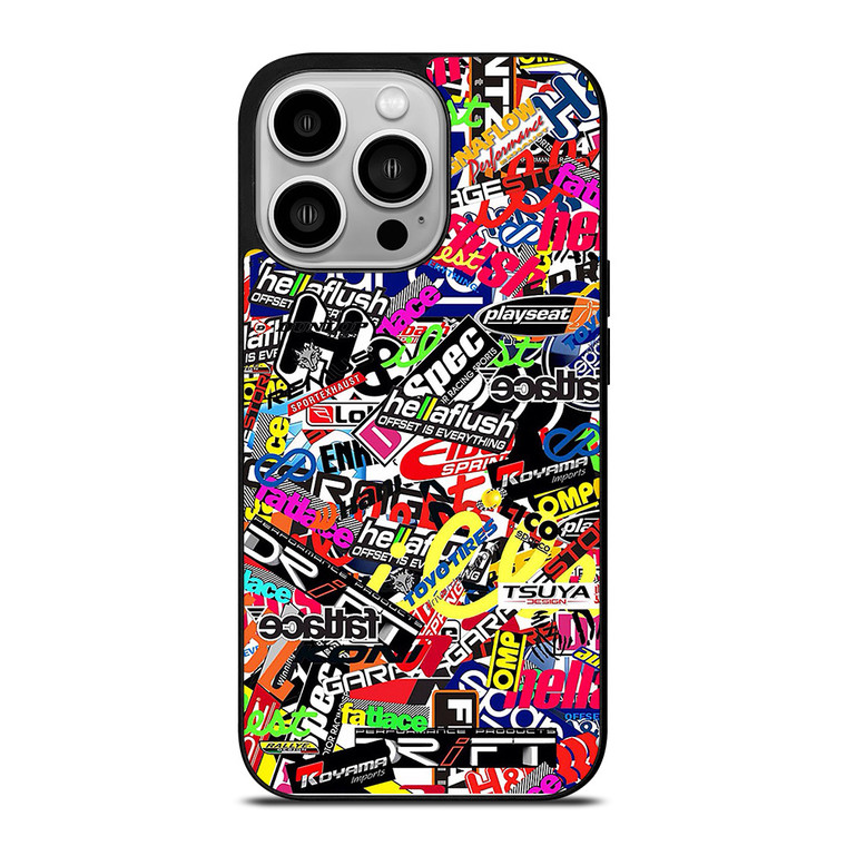 MOTOCROSS MX STICKER BOMB iPhone 14 Pro Case