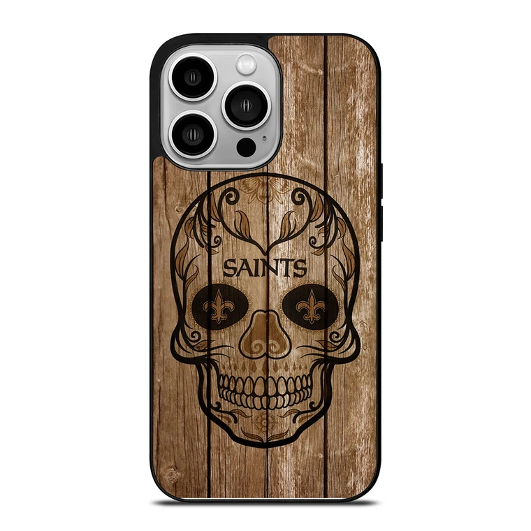 NEW ORLEANS SAINTS SKULL 2 iPhone 14 Pro Case