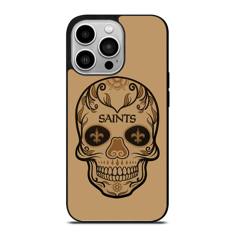 NEW ORLEANS SAINTS SKULL iPhone 14 Pro Case