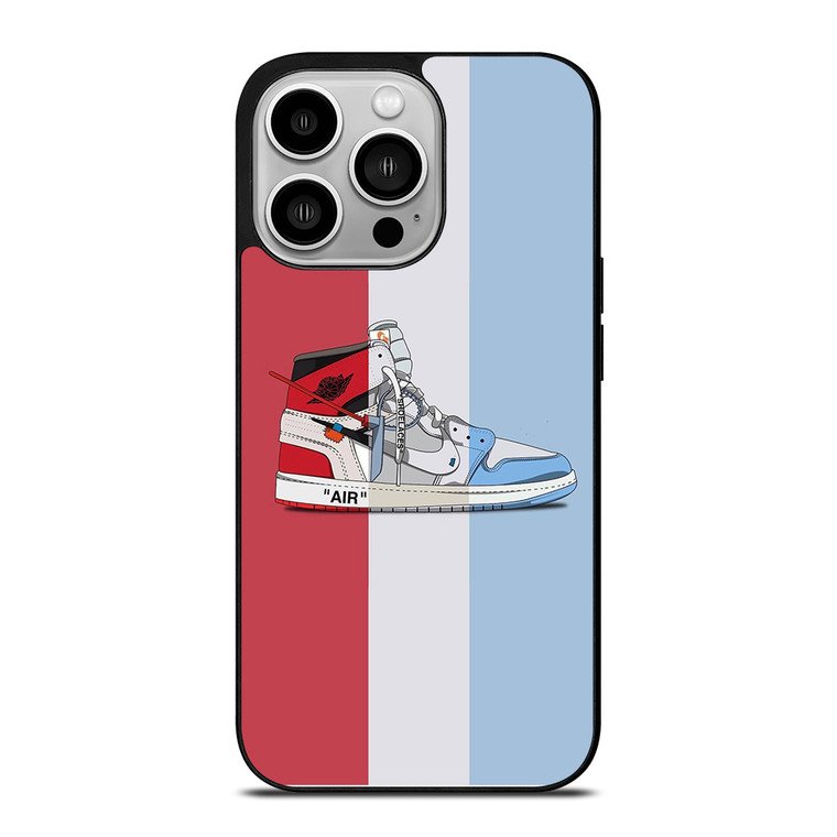 NIKE AIR JORDAN SHOES CARTOON iPhone 14 Pro Case