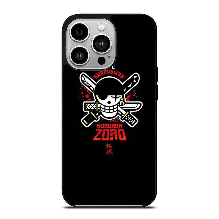 ONE PIECE RORONOR ZORO MASKOT iPhone 14 Pro Case