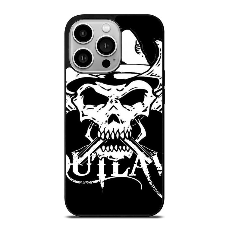 OUTLAW SKULL LOGO iPhone 14 Pro Case