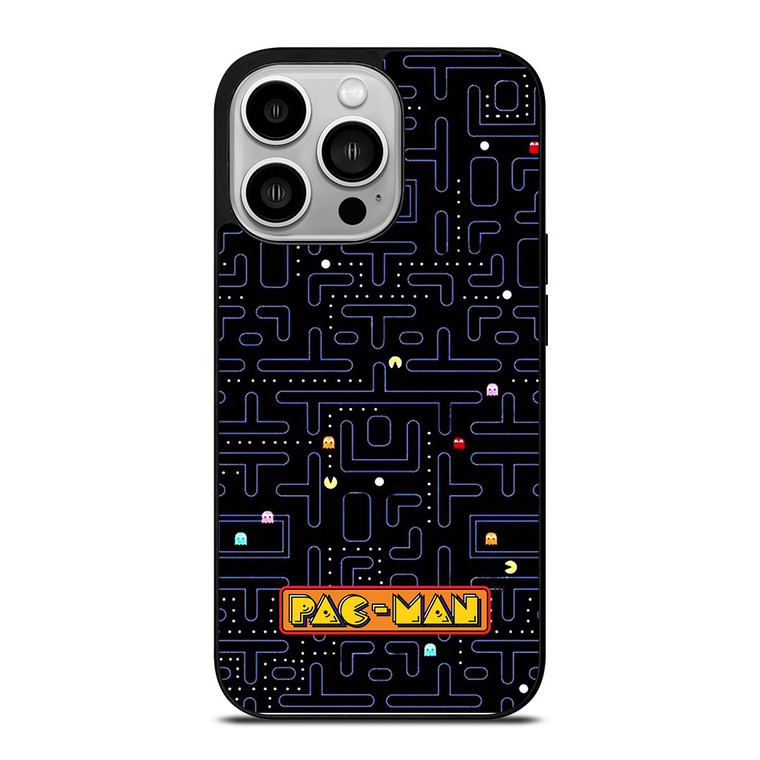 PAC MAN MAP BATTLE iPhone 14 Pro Case