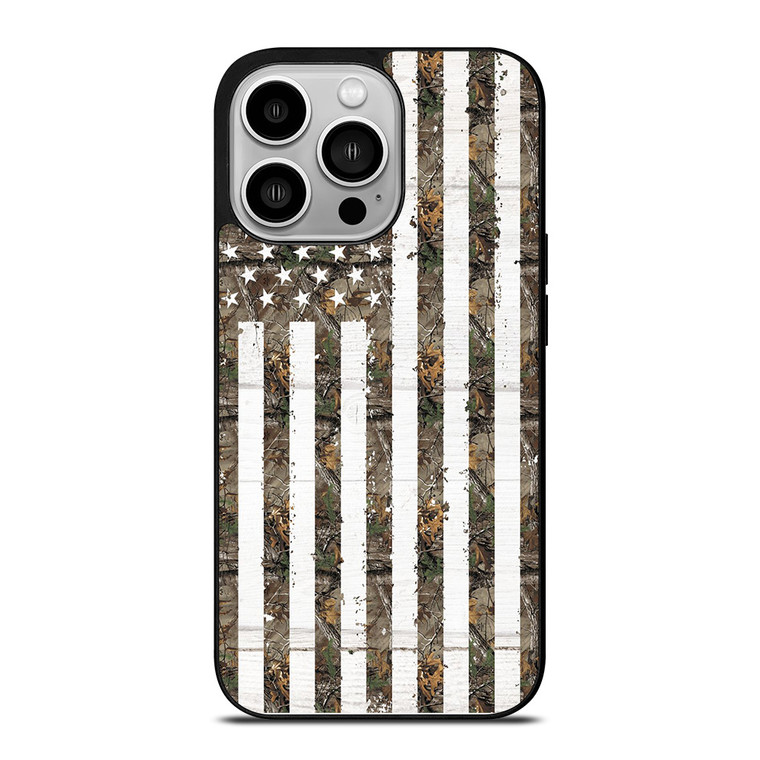 REALTREE CAMO FLAG iPhone 14 Pro Case