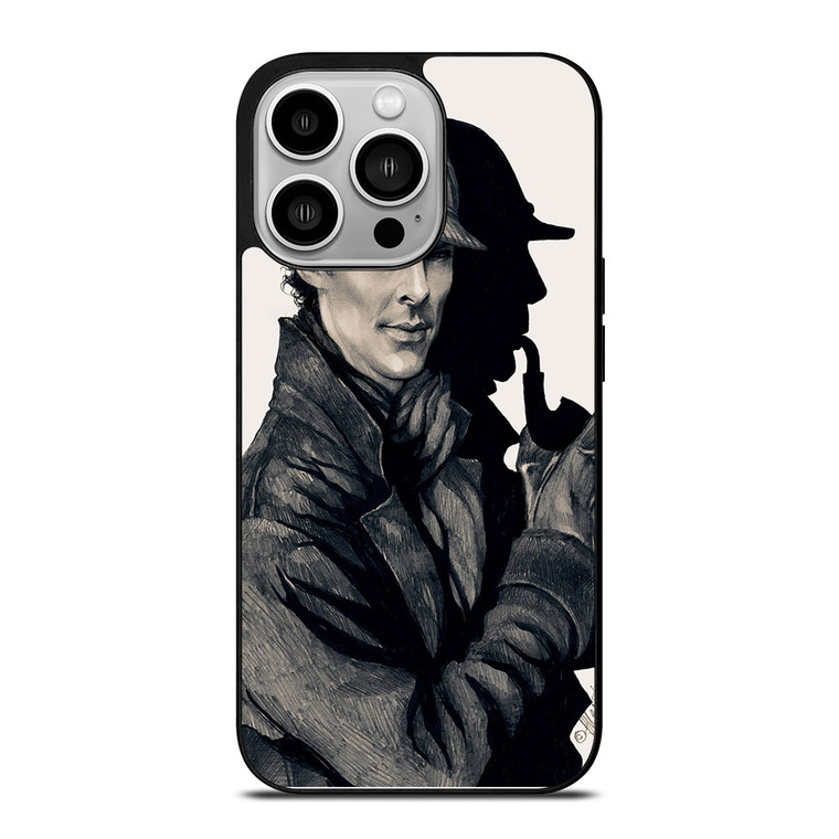 SHERLOCK HOLMES ART iPhone 14 Pro Case SHERLOCK HOLMES ART iPhone 14 Pro Case