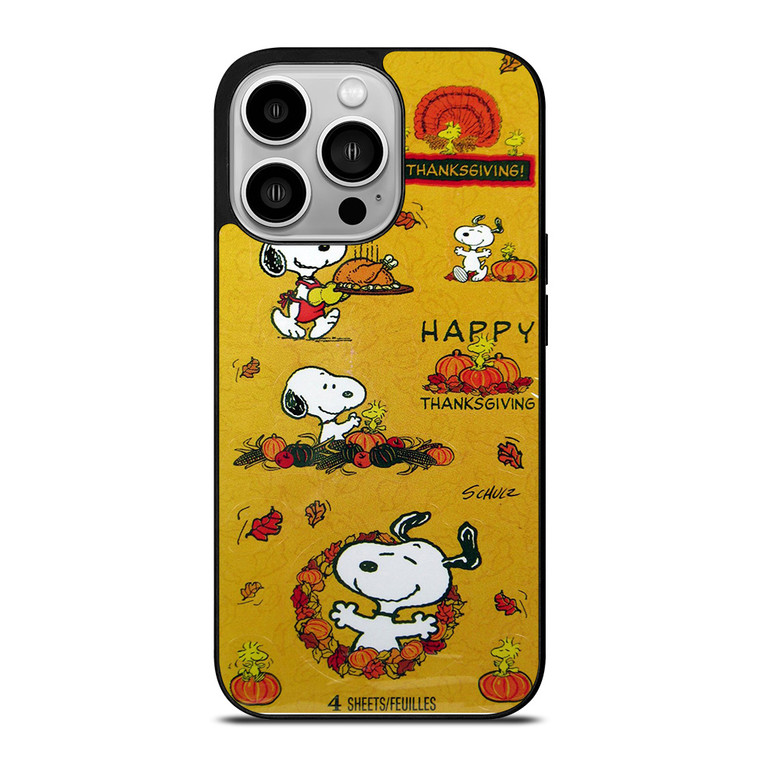 SNOOPY THE PEANUTS THANKSGIVING iPhone 14 Pro Case
