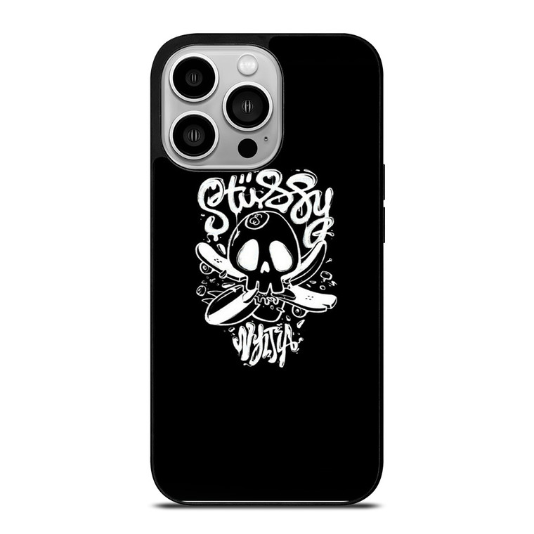 STUSSY SKULL LOGO ARTWORK iPhone 14 Pro Case
