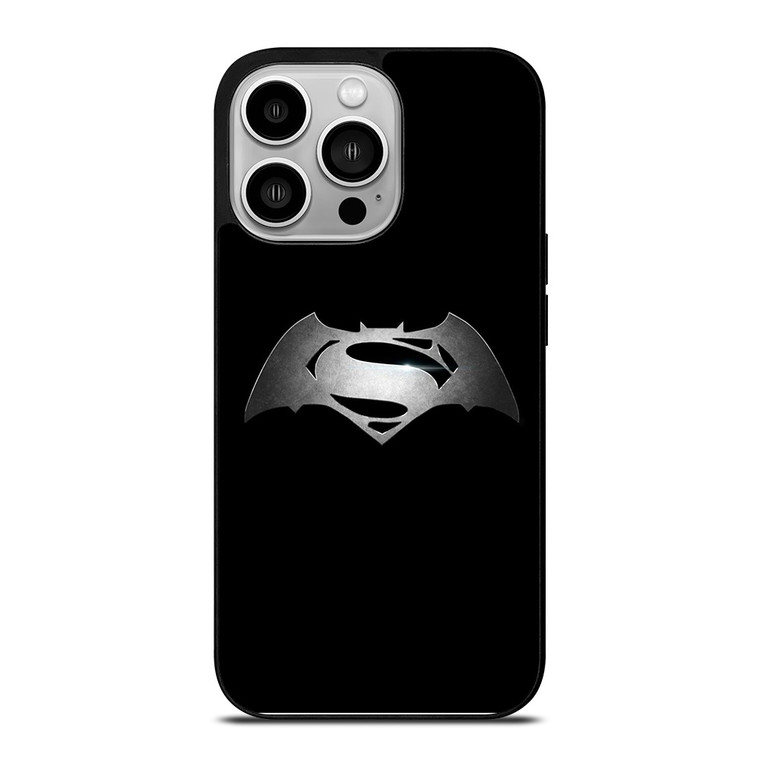 SUPERHEROES SUPERMAN VS BATMAN ICON iPhone 14 Pro Case SUPERHEROES SUPERMAN VS BATMAN ICON iPhone 14 Pro Case