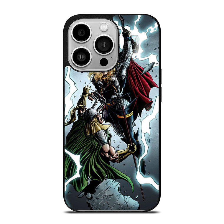THOR VS LOKI ANIME iPhone 14 Pro Case THOR VS LOKI ANIME iPhone 14 Pro Case