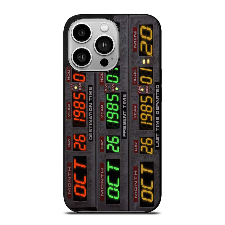 TIME CIRCUITS BACK TO THE FUTURE iPhone 14 Pro Case