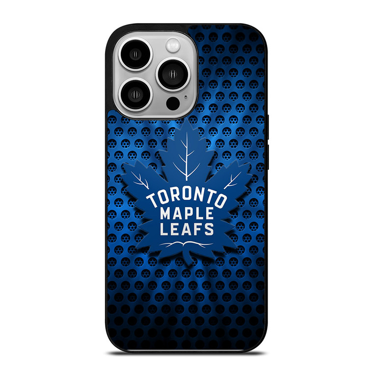 TORONTO MAPLE LEAFS LOGO METAL iPhone 14 Pro Case