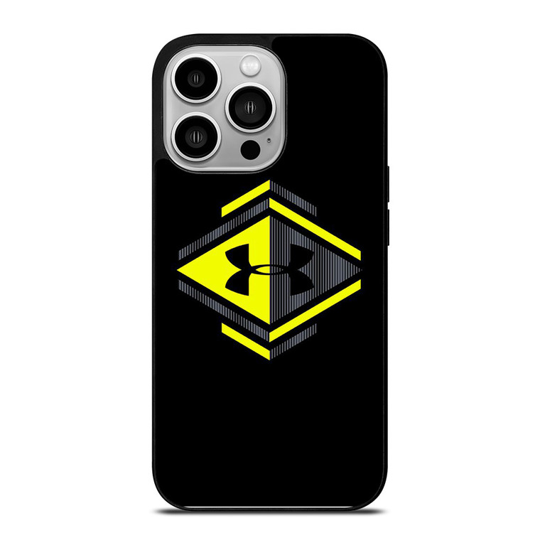 UNDER ARMOUR LOGO YELLOW iPhone 14 Pro Case