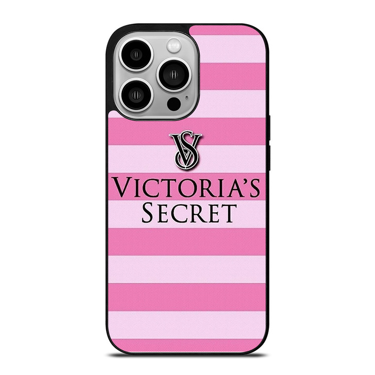 VICTORIA SECRET HORIZONTAL STRIPE LOGO iPhone 14 Pro Case
