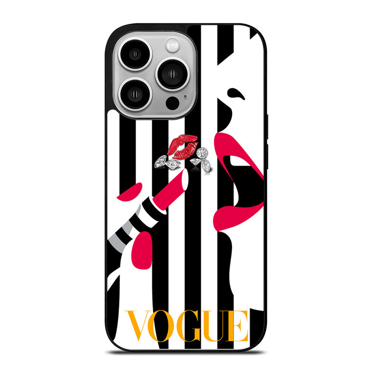 VOGUE LOGO LIPSTICK iPhone 14 Pro Case