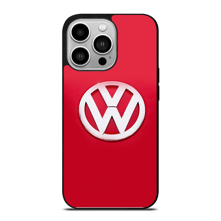 VW VOLKSWAGEN LOGO RED iPhone 14 Pro Case