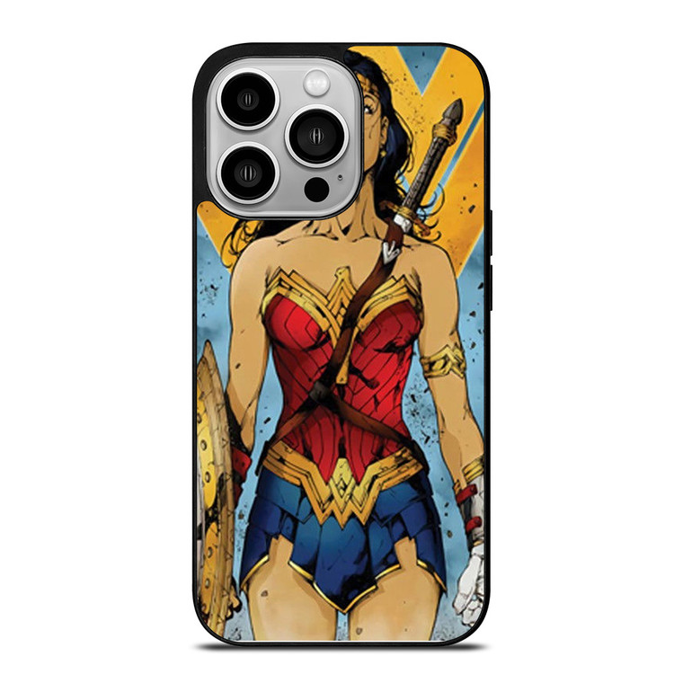 WONDER WOMAN DIANA COMIC iPhone 14 Pro Case