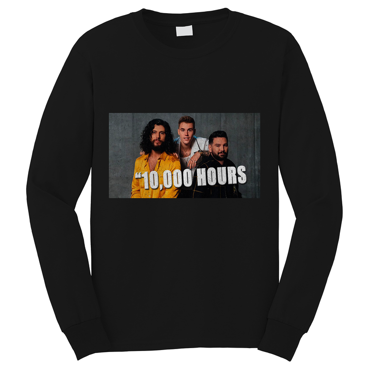 1000 HOURS DAN SHAY JUSTIN BIEBER Long Sleeve T-Shirt 1000 HOURS DAN SHAY JUSTIN BIEBER Long Sleeve T-Shirt