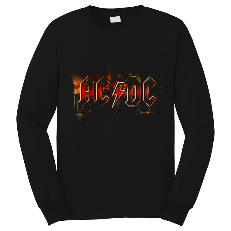 ACDC HITS ROCK BAND Long Sleeve T-Shirt