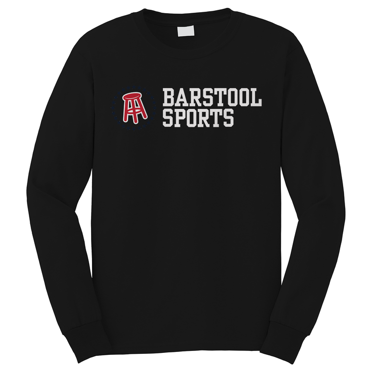 BARSTOOL SPORTS LOGO Long Sleeve T-Shirt