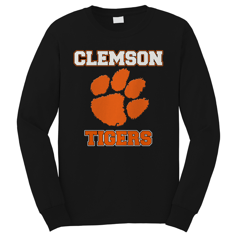 CLEMSON TIGERS FOOTBALL NFL 2 Long Sleeve T-Shirt