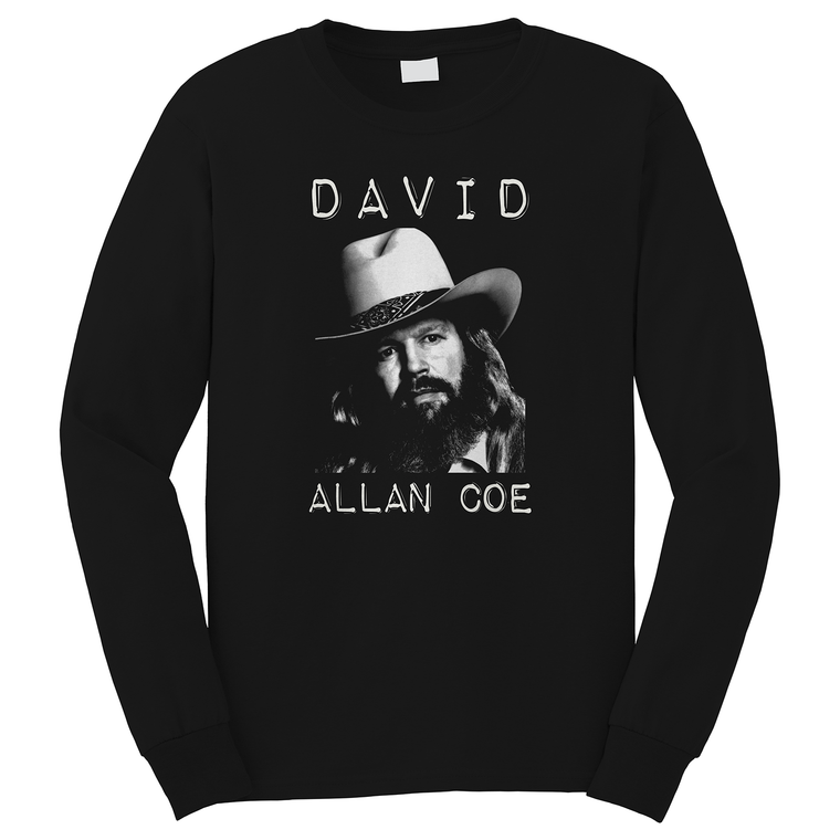 DAVID ALLAN COE SINGER Long Sleeve T-Shirt