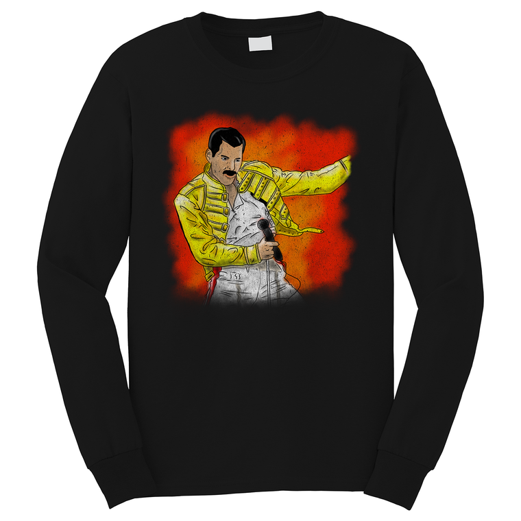 FREDDIE MERCURY QUEEN Long Sleeve T-Shirt