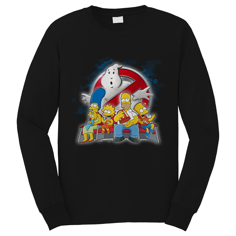 GHOSTBUSTERS X THE SIMPSONS Long Sleeve T-Shirt GHOSTBUSTERS X THE SIMPSONS Long Sleeve T-Shirt
