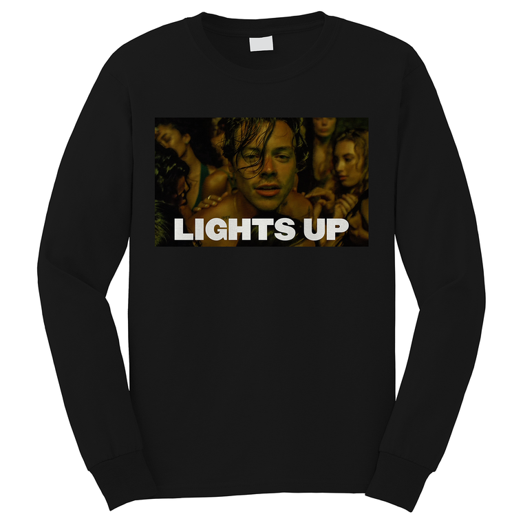 HARRY STYLES LIGHTS UP Long Sleeve T-Shirt HARRY STYLES LIGHTS UP Long Sleeve T-Shirt
