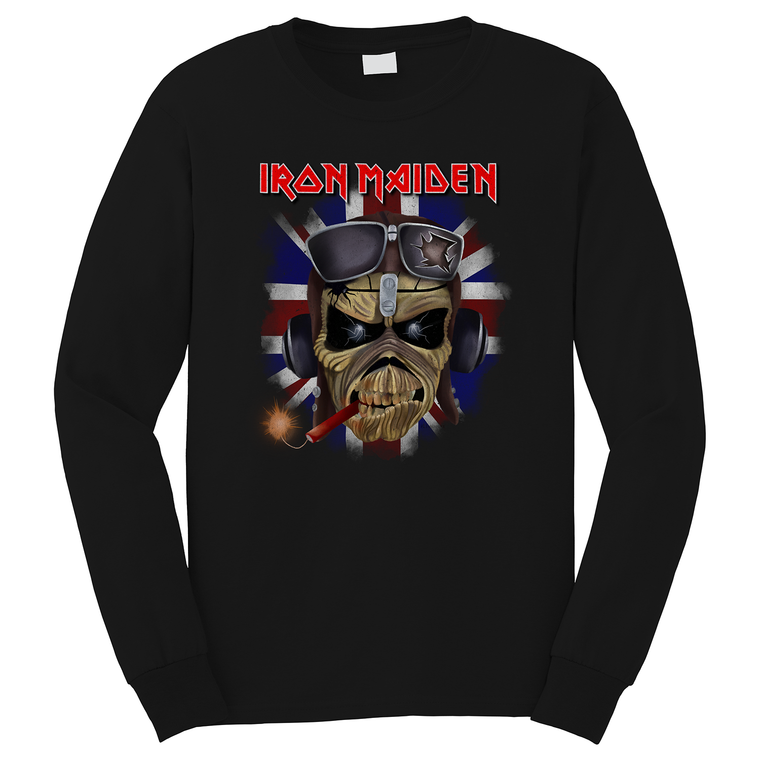 IRON MAIDEN ROCK BAND Long Sleeve T-Shirt IRON MAIDEN ROCK BAND Long Sleeve T-Shirt
