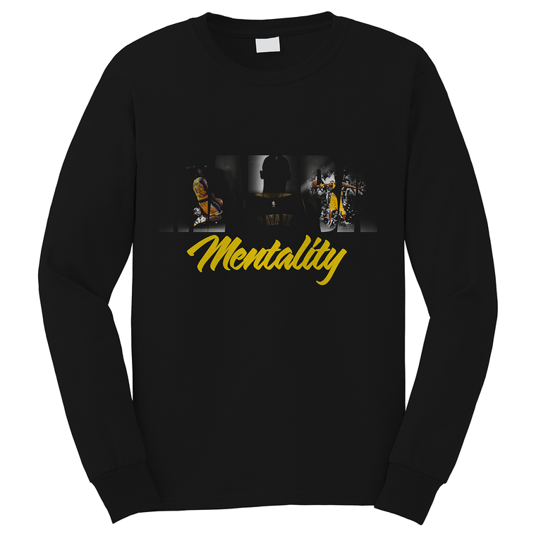 KOBE BRYANT LA LAKERS MAMBA MENTALITY 2 Long Sleeve T-Shirt