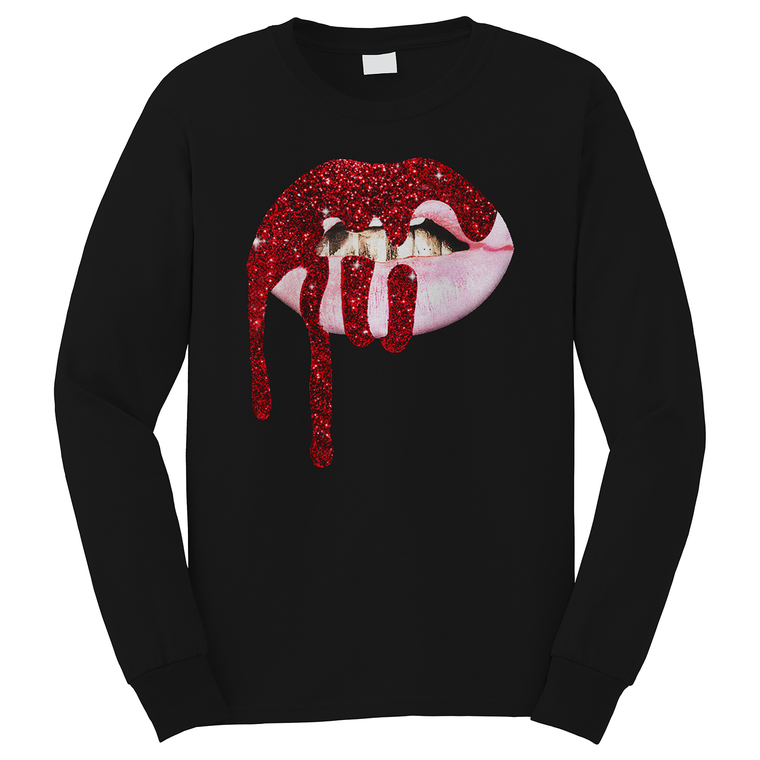 KYLIE JENNER LIPS Long Sleeve T-Shirt KYLIE JENNER LIPS Long Sleeve T-Shirt