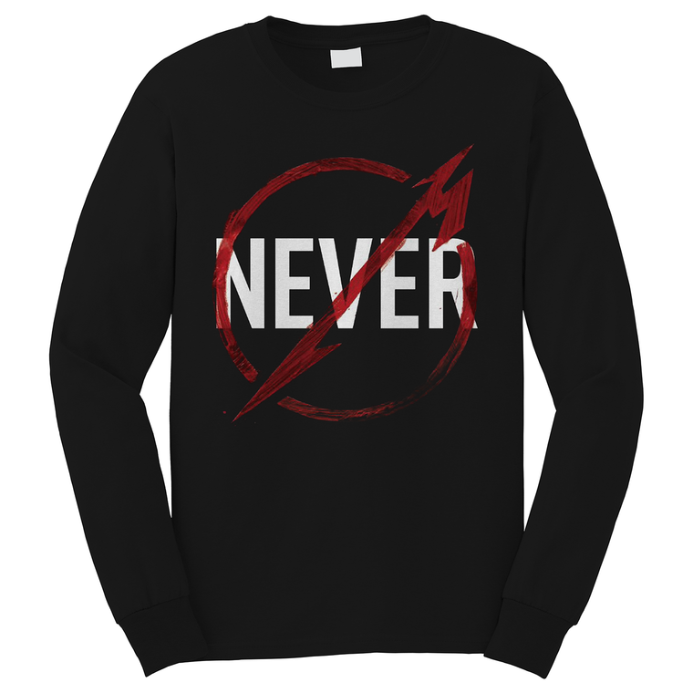 METALLICA ROCK BAND THROUGH THE NEVER Long Sleeve T-Shirt