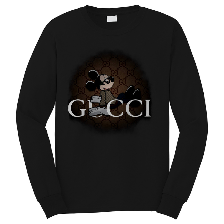 MICKEY MOUSE GUCCI STYLISH Long Sleeve T-Shirt