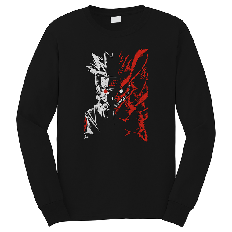 NARUTO TWO FACES Long Sleeve T-Shirt