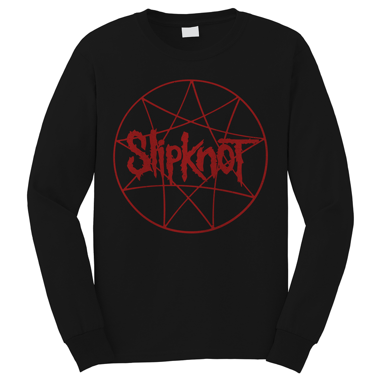 SLIPKNOT HEAVY METAL BAND LOGO Long Sleeve T-Shirt
