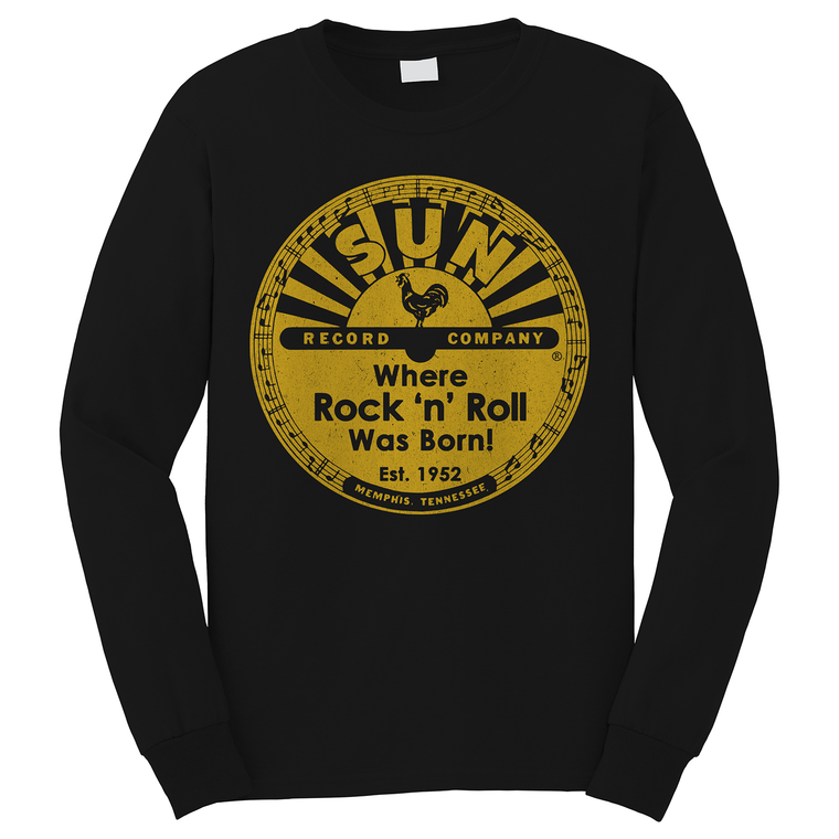 SUN RECORDS COMPANY TENNESSE ROCKABILLY Long Sleeve T-Shirt SUN RECORDS COMPANY TENNESSE ROCKABILLY Long Sleeve T-Shirt